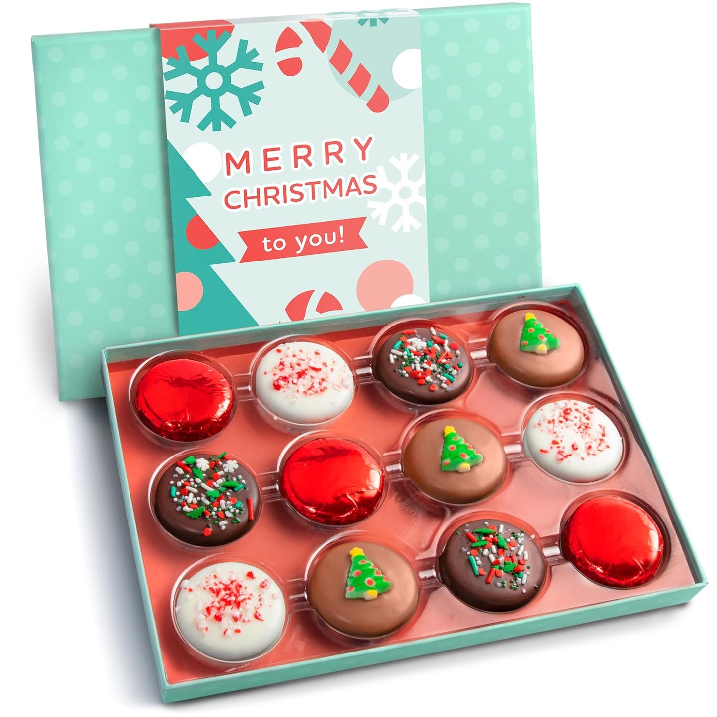 Deluxe Chocolate Dipped Oreos Gift Box - 12 pc