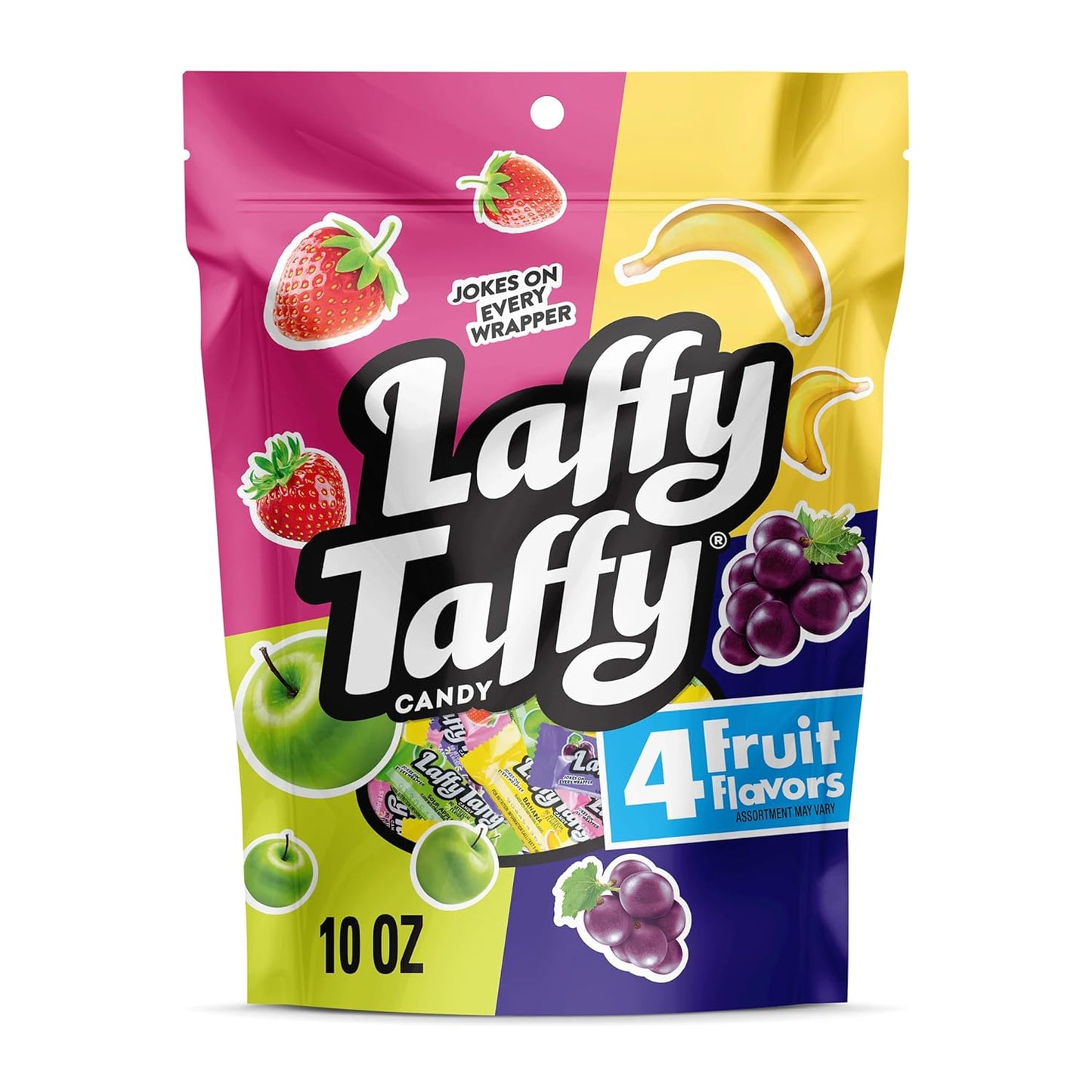 Laffy Taffy Candy, Fruit Combos, Individually Wrapped Mini Bars, 6 Ounce