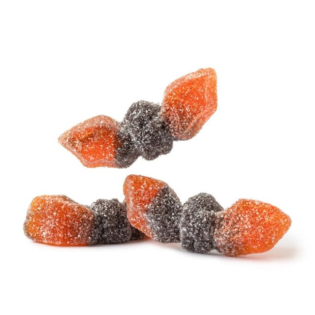 Vidal Halloween Sour Gummy Bats Peach Blackcurrant 2.2lb