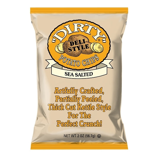 Dirty Kettle Potato Chips Sea Salted 2oz 24 ct