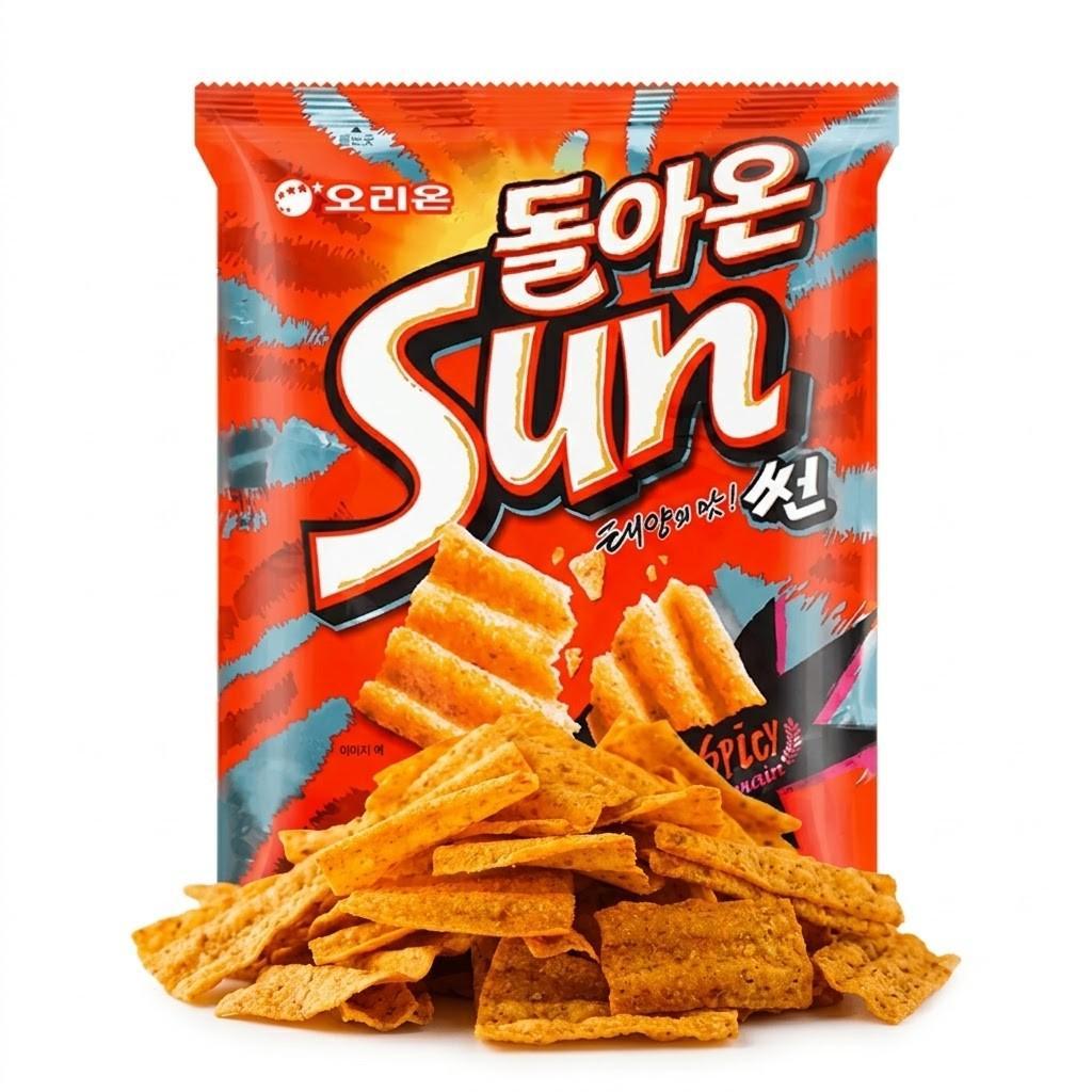Orion Korea Sun Chips Hot & Spicy 2.82 oz 12ct Box