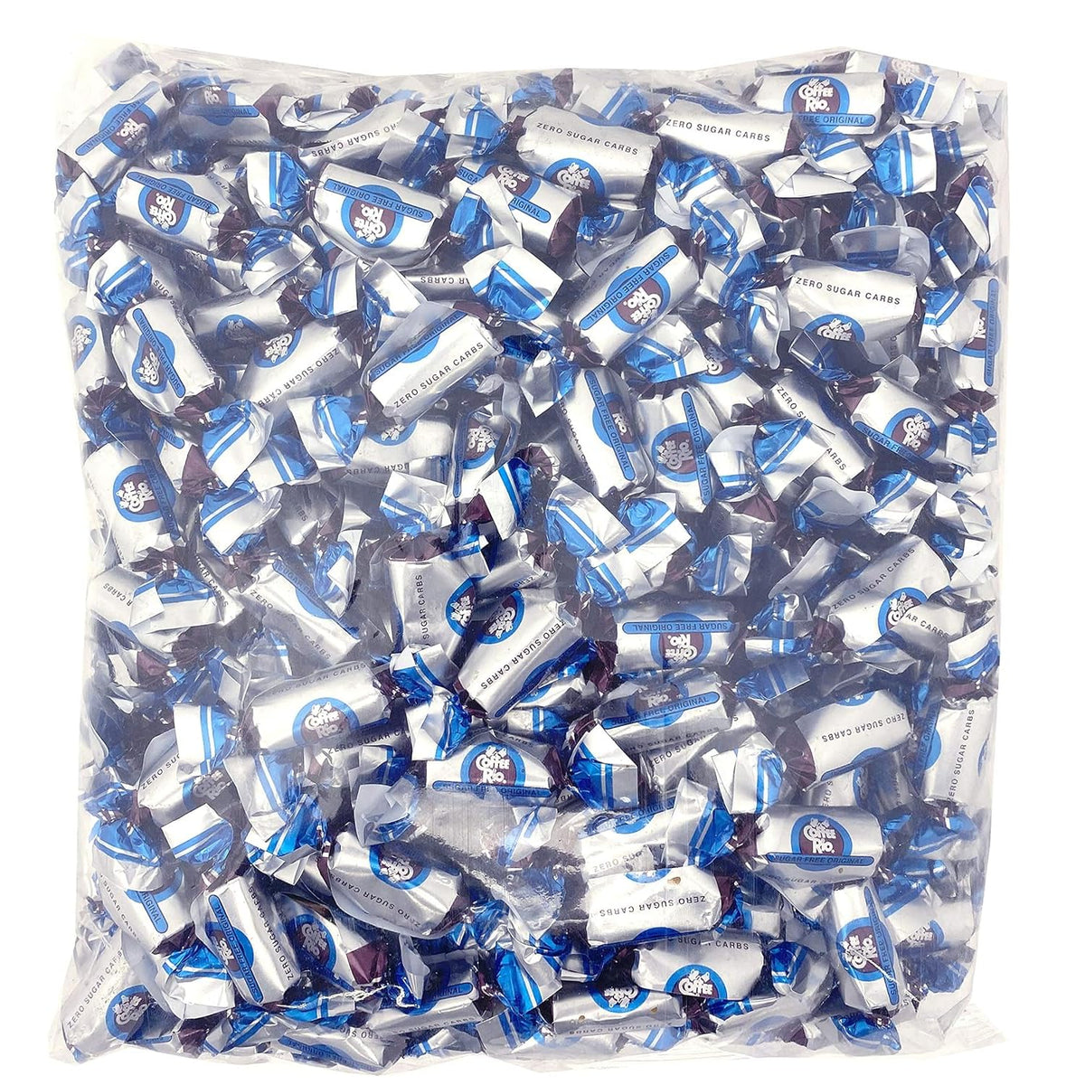 Coffee Rio Sugar-Free Hard Candy, 3 lb Bulk Pack - Rich Flavored, Individually Wrapped Treats