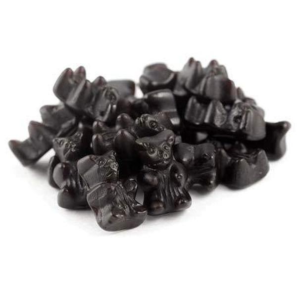 Gustaf's Sugar-Free Licorice Gummy Bears Candy, 2.2 lb Large Bag Sweet Snack with Rich Flavor