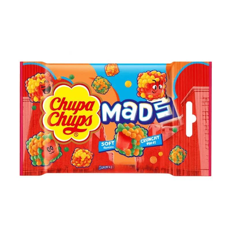 Chupa Chups Italy-Imported Mads FRUITS Cube Cluster Candy, 12 Pieces, 45g, Sugar-Based Snack