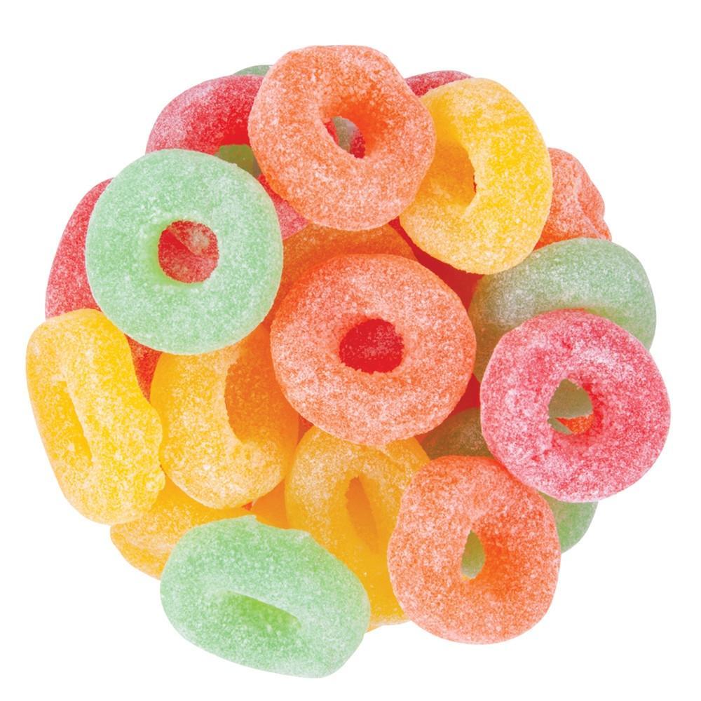 Zachary Assorted Fruit Ring Jelly Gummy Candy 5 lb