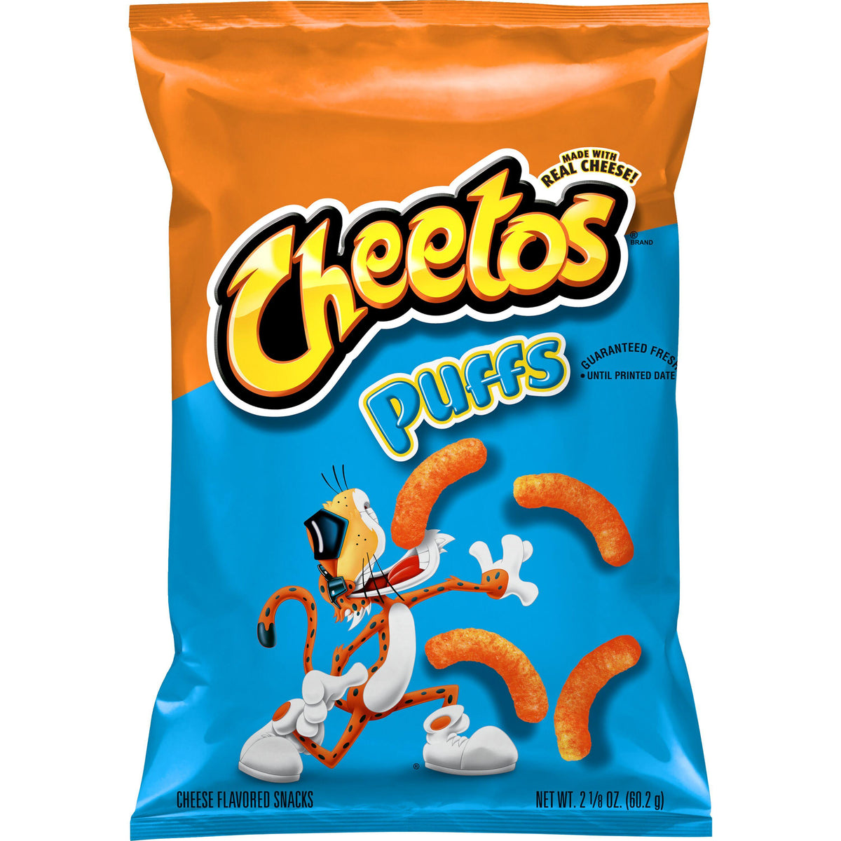 Cheetos Bold Cheesy Gluten Free Jumbo Puffs, 2.12 oz Extra Large Snack Bags, 24-Count Crunchy Puffed Snacks
