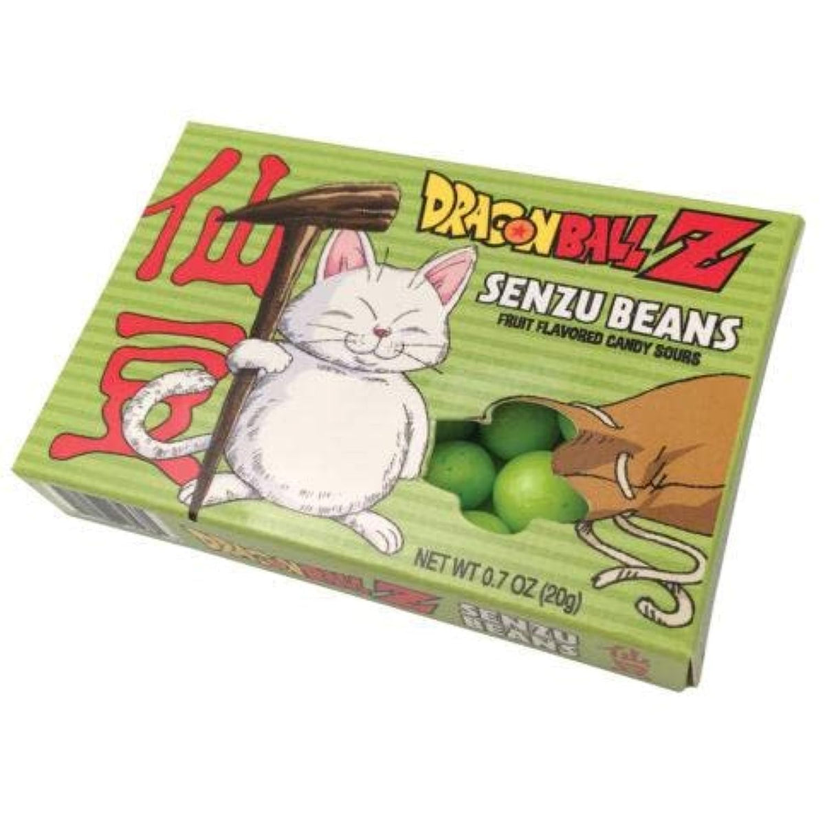 Boston America Dragon Ball Z Senzu Beans Fruit-Flavored Candy, 12-Count Sugar-Made Collectible Anime-Inspired Snack Tins