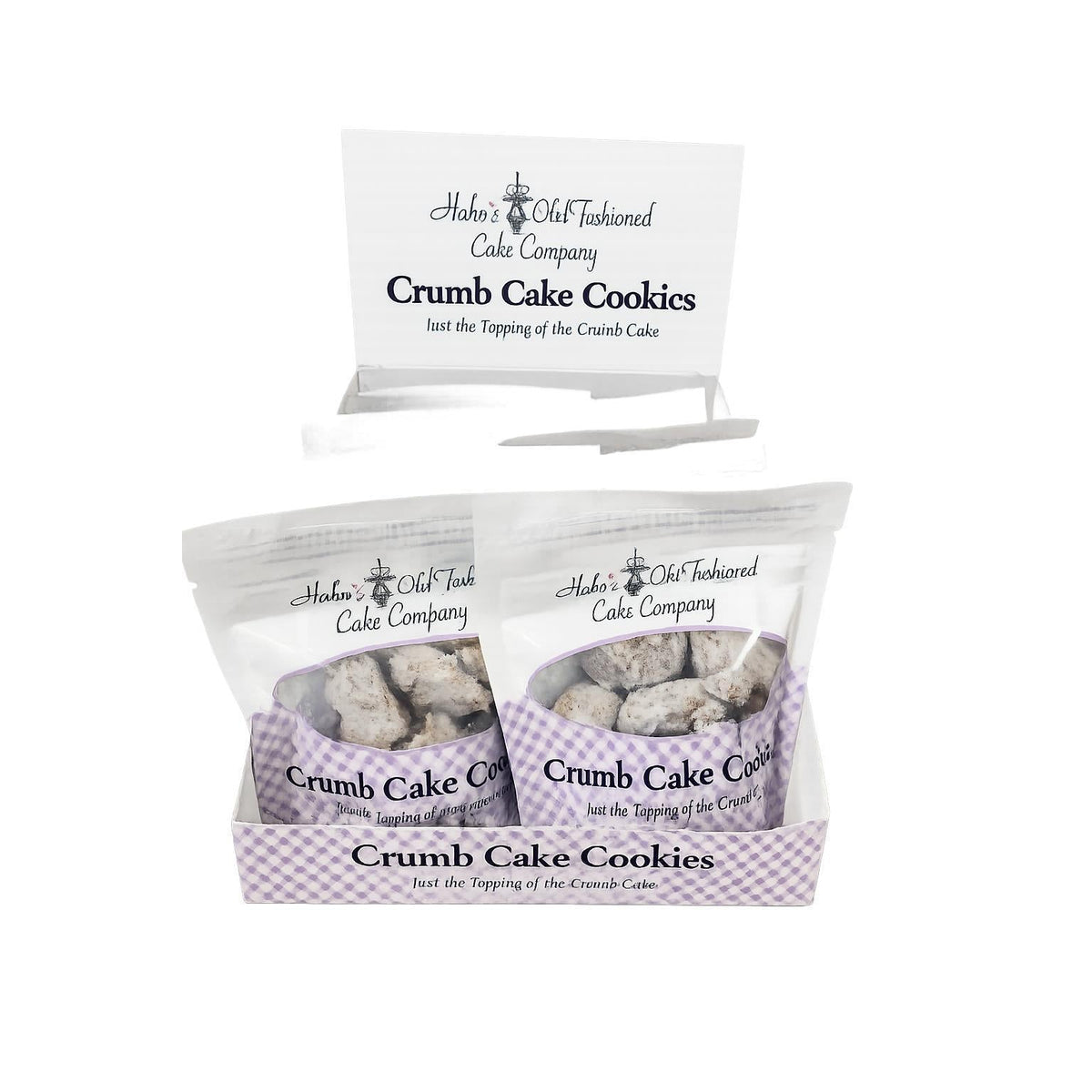 EMPIREHahn’s Crumb Cake Topping Cookies, 2oz 8ct Tray - Delicious Party Snack, Ideal Birthday Treat, Candy Alternative
