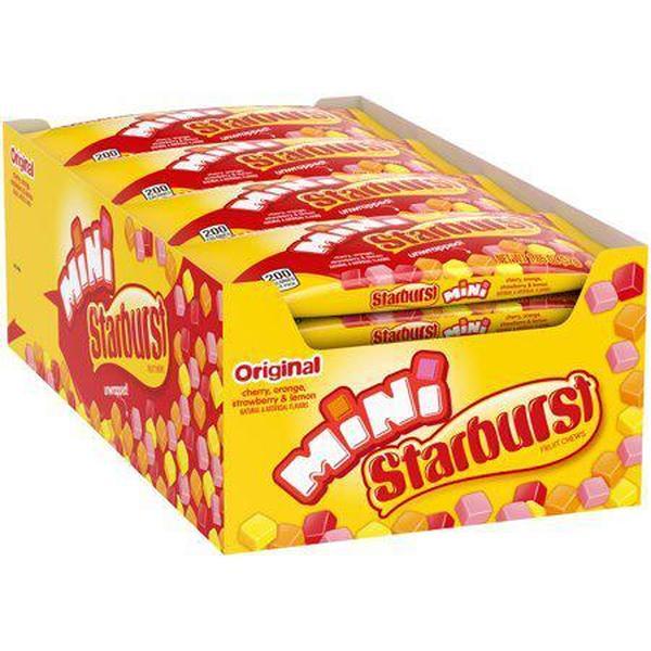Starburst Mini Original Fruit Chews 1.85 oz 24 Count Assorted Fruity Candy Bags