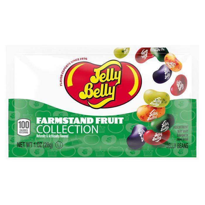 Jelly Belly Farmstand Mix Fruit Flavor Jelly Beans, 1oz Sweet Candy Snack, 20 Pieces Jellybeansweets