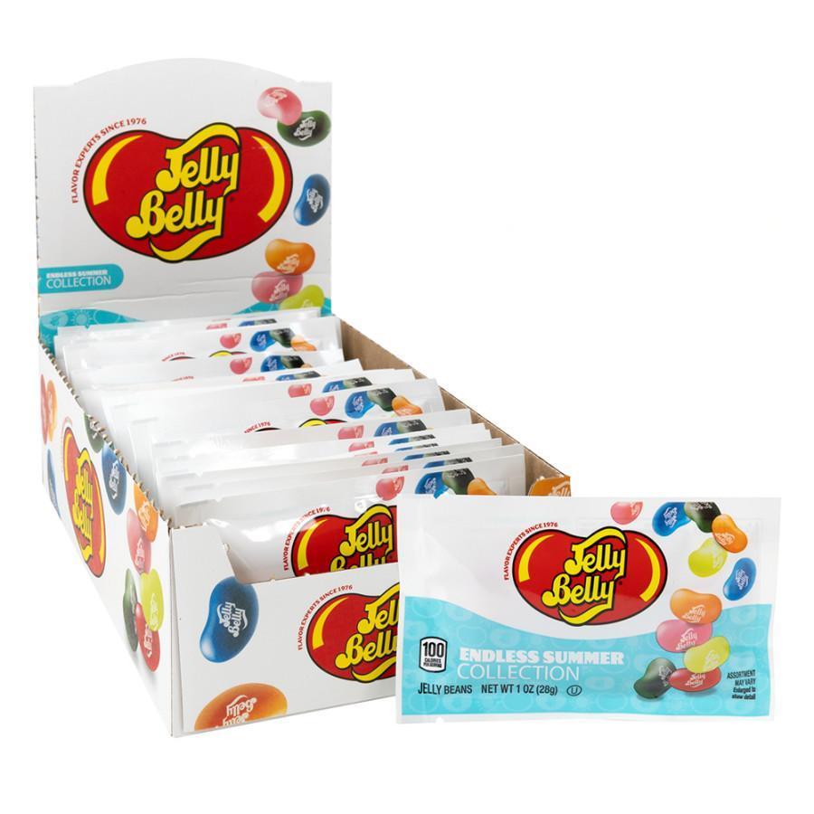 Jelly Belly Endless Summer Collection Jelly Bean Sweets, 1 oz, 30 Pieces Assorted Fruit Candy Bags