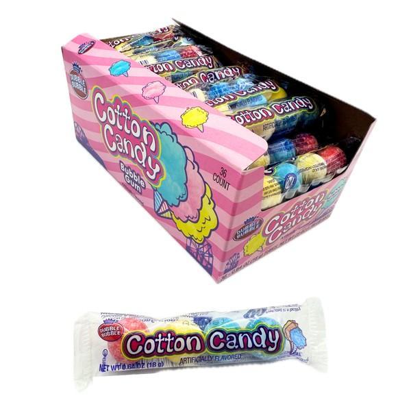 ThayerDubble Bubble Cotton Candy Gumball Tube 36ct Tray