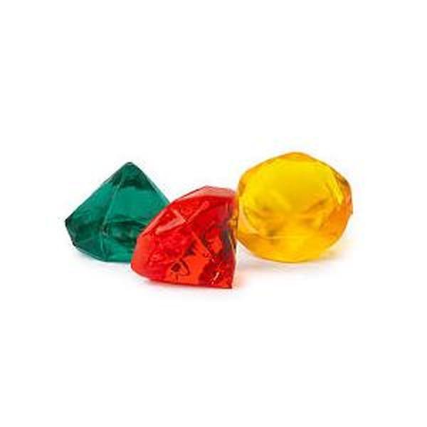 Nassau CandyClever 2.2 Lb Gems Assorted Colors Gummy Bulk