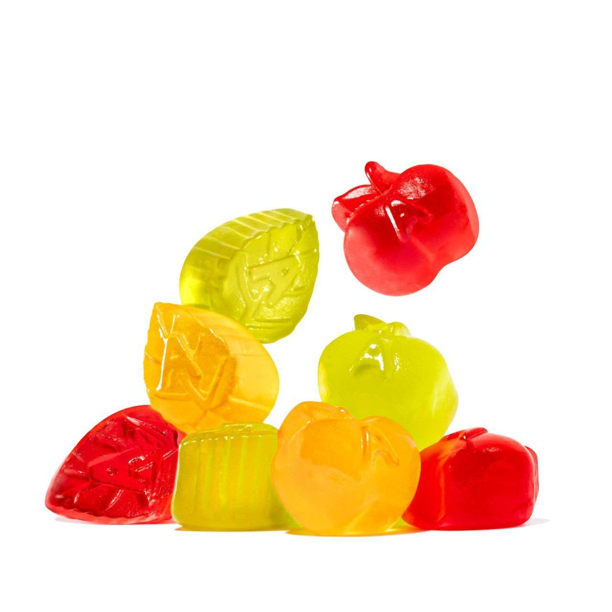 Albanese Fall Orchard Gummies - Gold, Red, Green Colors - Made with Sugar - 5 lbs Pack