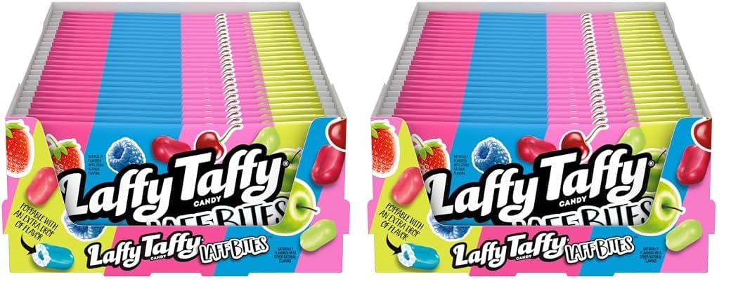 Laffy Taffy Candy, Fruit Combos, Individually Wrapped Mini Bars, 6 Ounce
