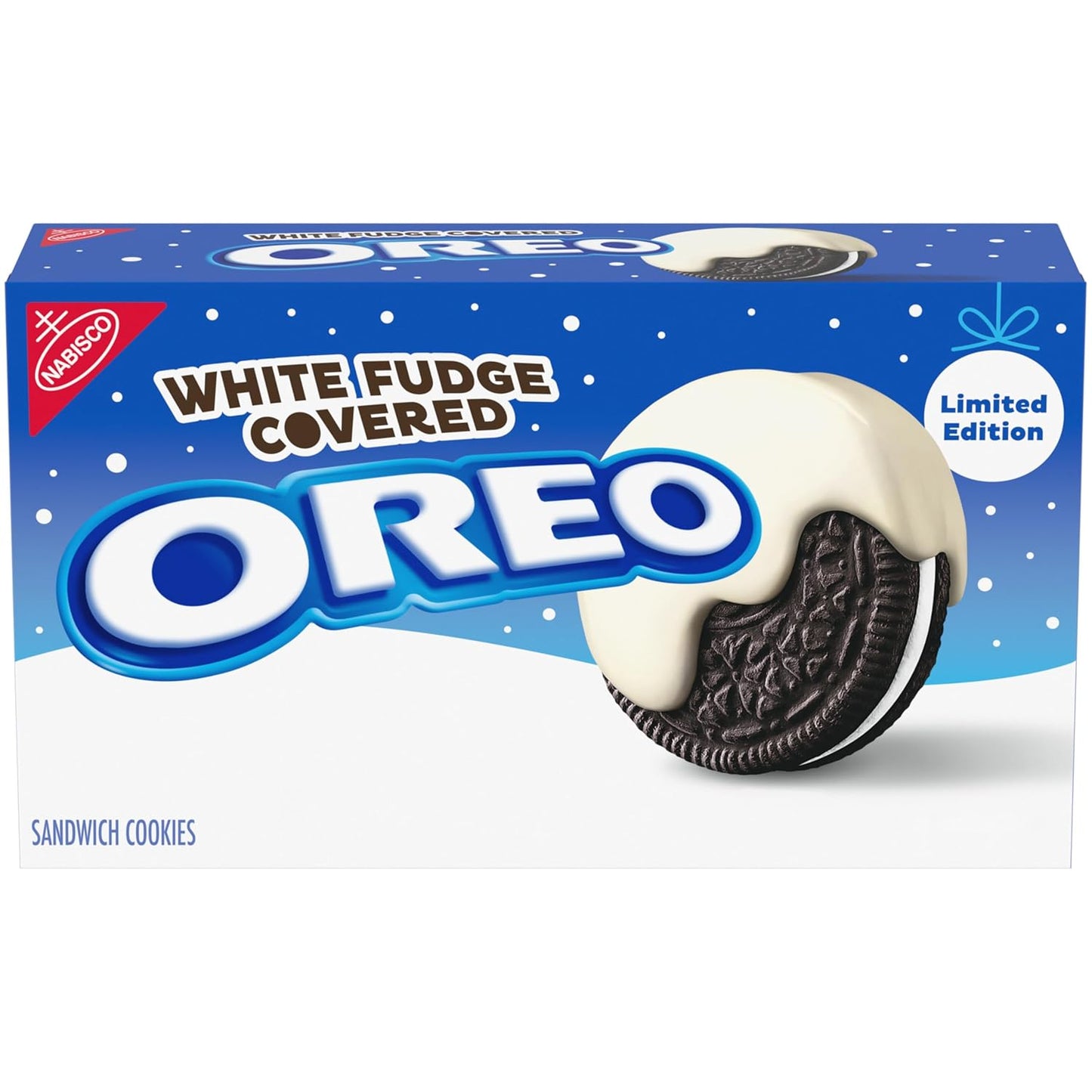 OREO Fudge Covered Chocolate Sandwich Cookies, Original Flavor, 12 - 7.9 oz Boxes