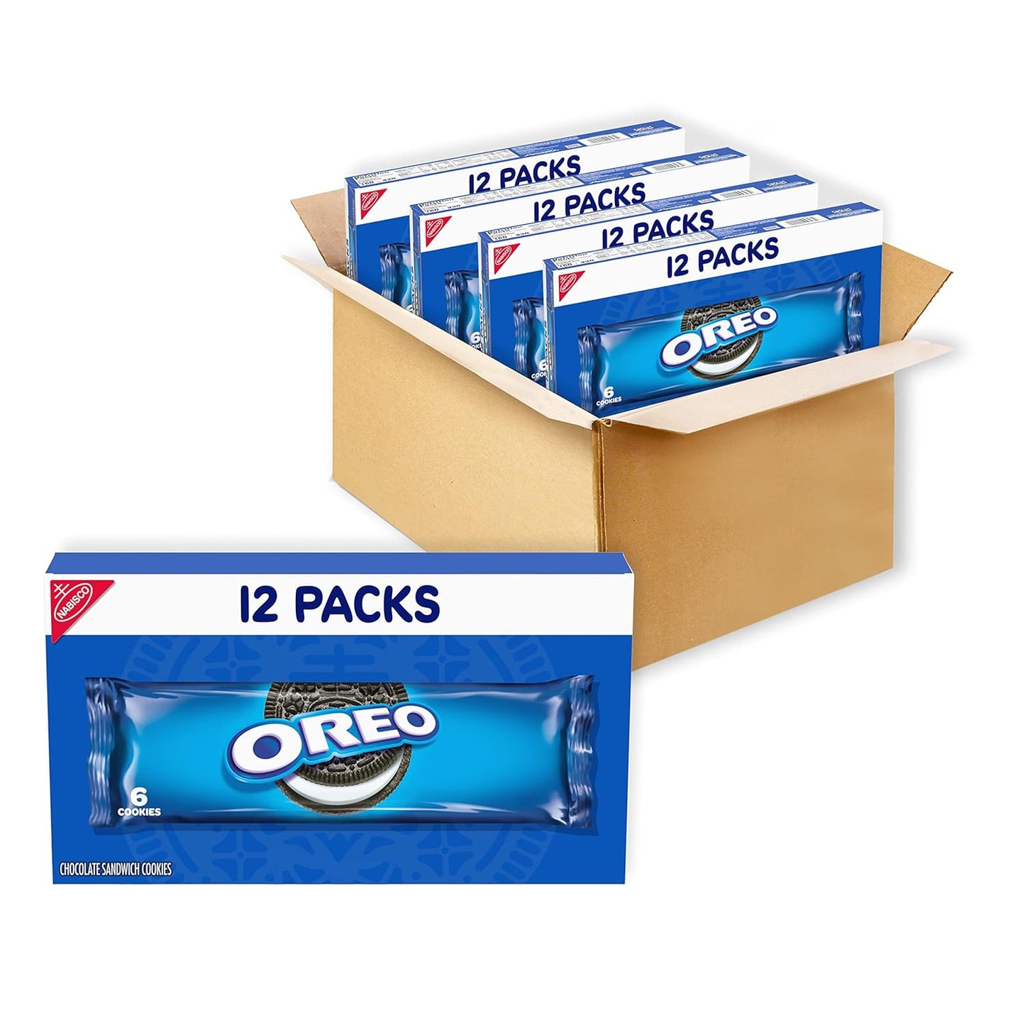 OREO Chocolate Sandwich Cookies, Family Size, 3 Packs