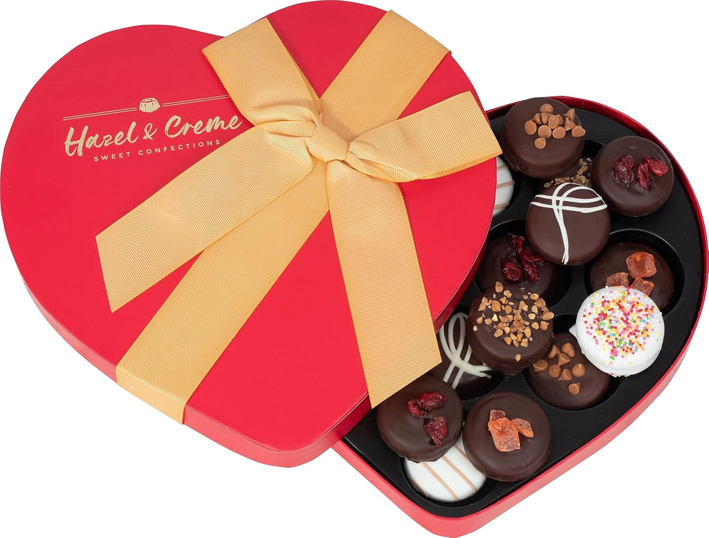 Cookie Gift - Chocolate Covered Cookie Gift Basket - Anniversary Dark Chocolate - Vegan, Kosher