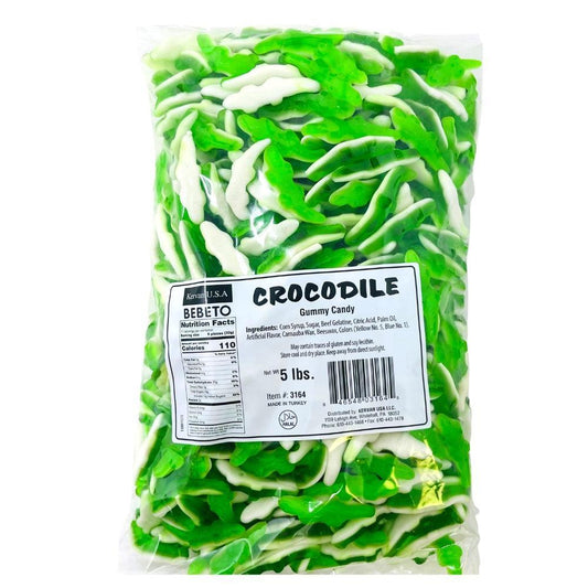 ThayerKervan Crocodile Alligators Gummy 5 Pound Bag Bulk