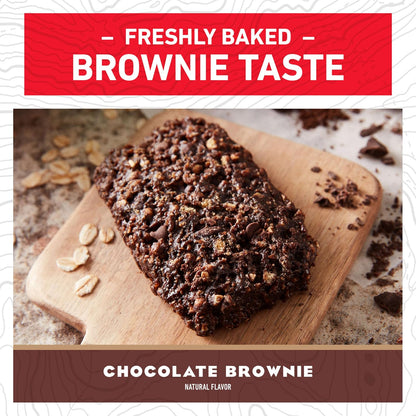 Clif Chocolate Brownie Energy Bars - 2.4oz Each, 12-Count Tray Pack Dessert Snacks, Contains Biscuits, Shelf-Stable at Room Temp