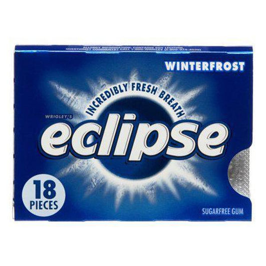 Eclipse Winter Frost Sugarfree Gum 8 Count 18 Pieces Each Tray