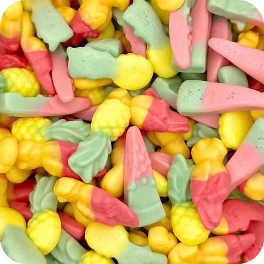 Swizzels UK Tropical Fruit Squashies Soft Candy, 2.65 lbs Bulk Pack