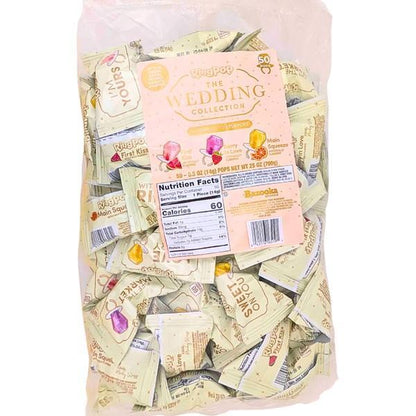 Ring Pop Wedding Collection Lollipop Rings 50 Count Bulk Assorted Ring Candy Party Favors