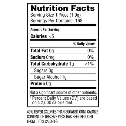 Orbit Spearmint Flavor Sugar-Free Chewing Gum Tray, 12-Count Pack with 14 Pieces Each, Sugar-Free Snacks for Fresh Breath