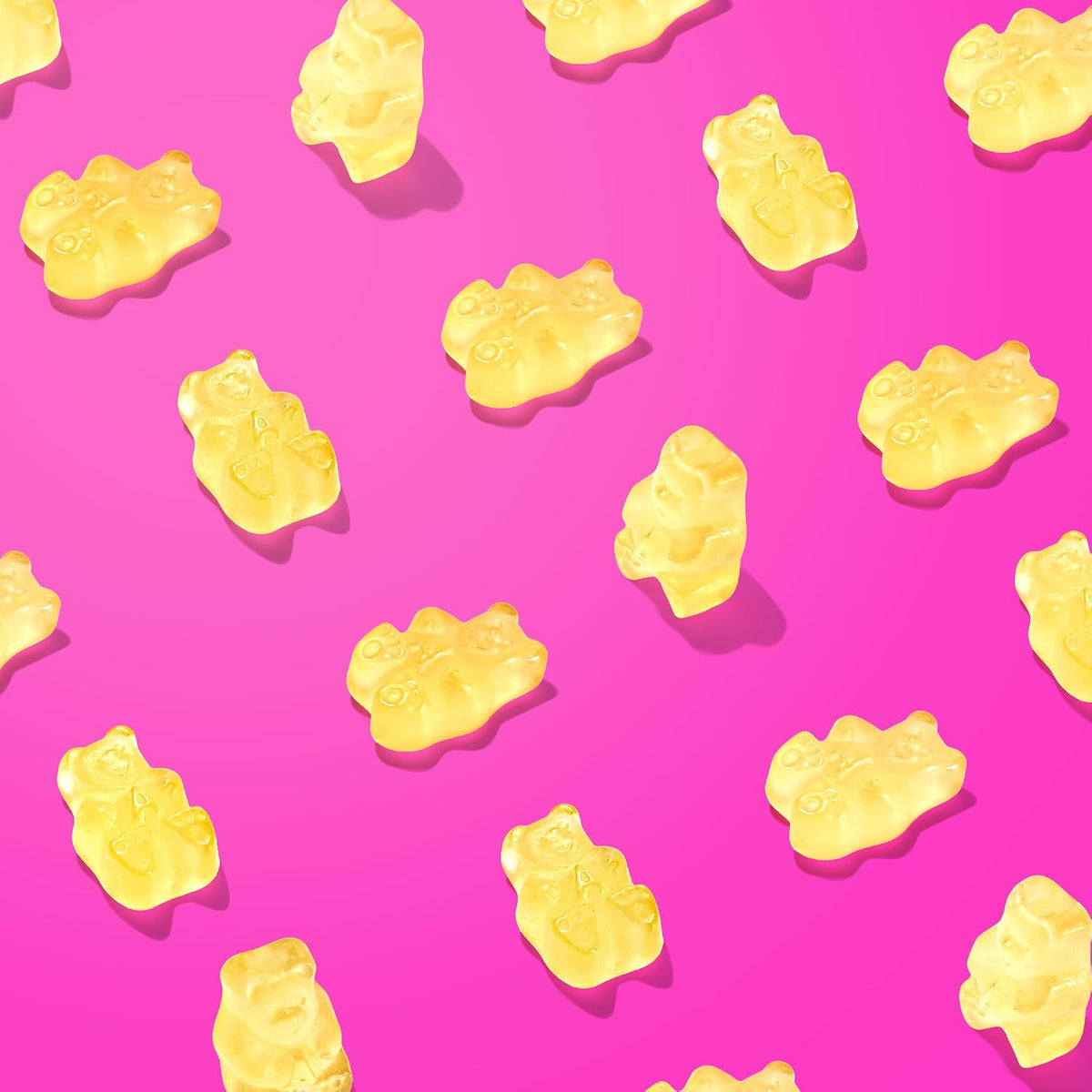 Albanese Soft Chewy Pineapple Gummies Bears, 5lb Bulk Bag, Tropical Fruit Bulk Candies