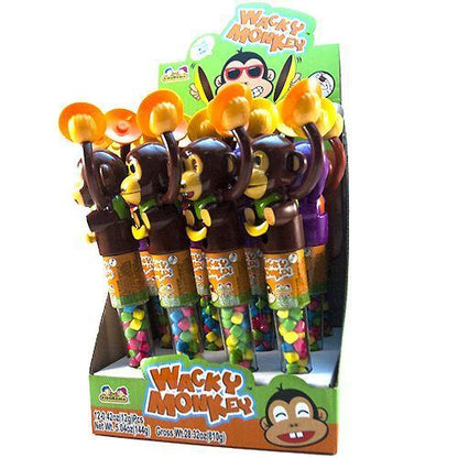 Kidsmania 12 Ct 0.42 Oz Wacky Monkey Candy Filled Toys
