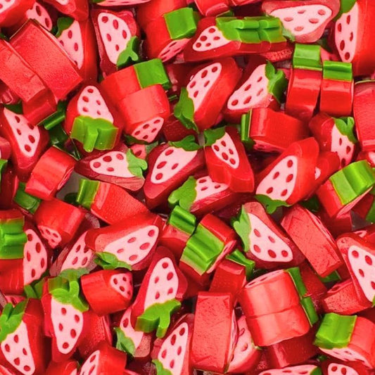 ERT GODISVidal Import Swedish Strawberry Chewy Licorice Slices 2.2 lb
