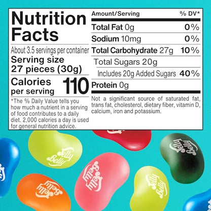 Jelly Belly Endless Summer Collection Jelly Bean Sweets, 1 oz, 30 Pieces Assorted Fruit Candy Bags