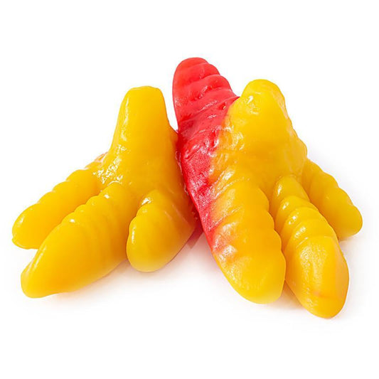 Fruit-Flavored Clever Chicken Feet Candies, 6.6lb Bulk Bag, Large Size, Gummy Texture, Room-Temp Storage-Friendly Sweet Party Snack