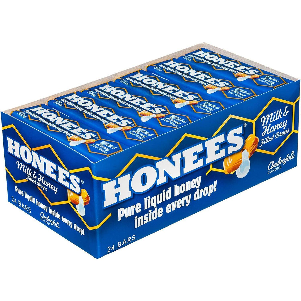 Honees Milk Honey Cough Drops 24ct
