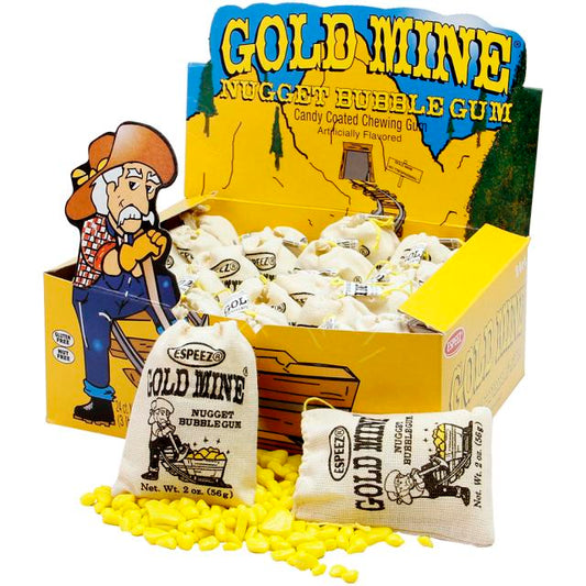 Espzeez Gold Mine Bubble Gum, 24 Ct, 0.48oz
