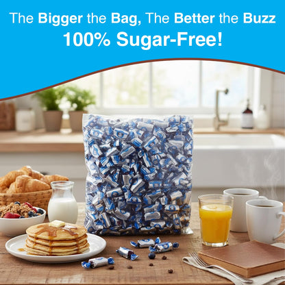 Coffee Rio Sugar-Free Hard Candy, 3 lb Bulk Pack - Rich Flavored, Individually Wrapped Treats