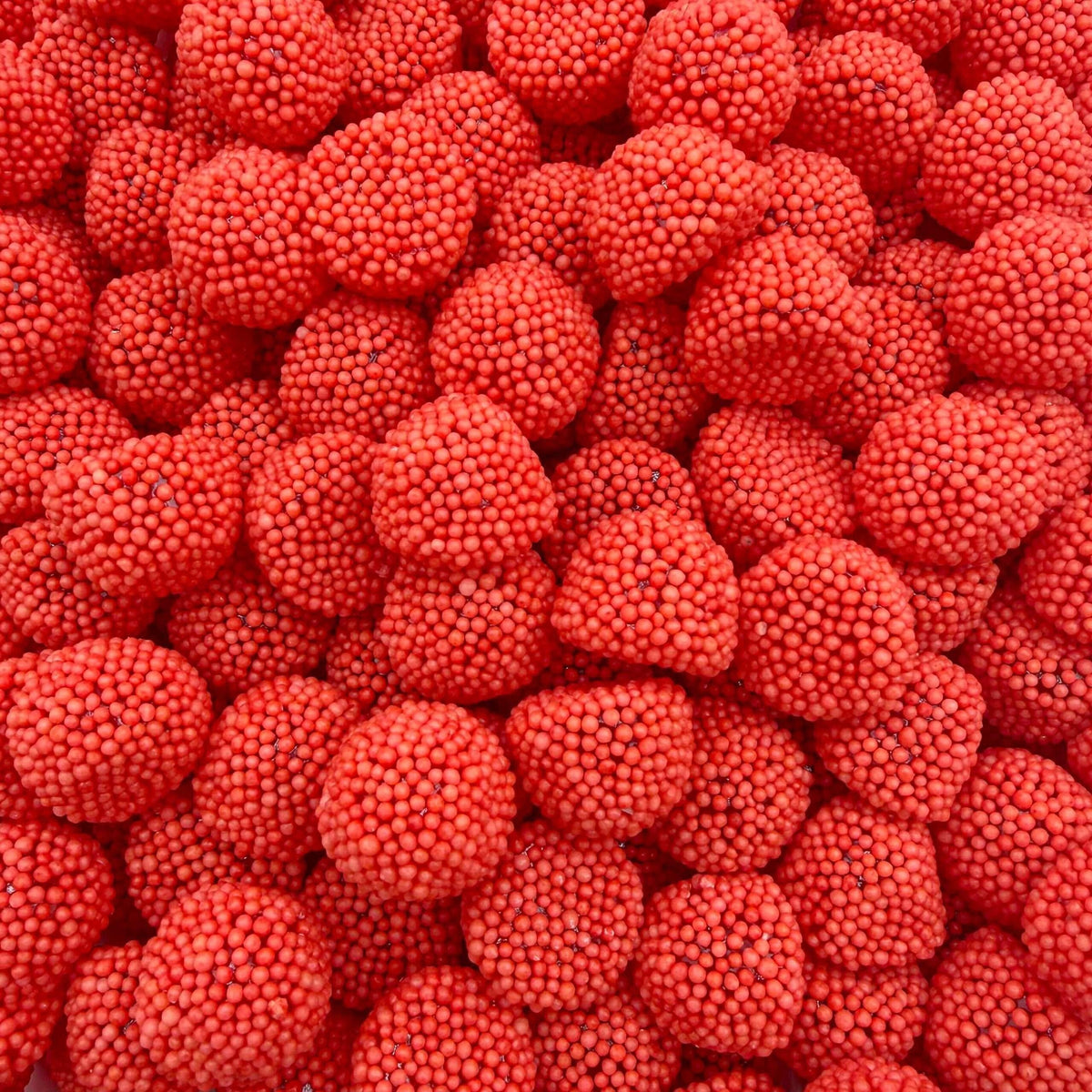 Brazilian Crunchy Gummy Drops Pink Strawberry 5.5 lb