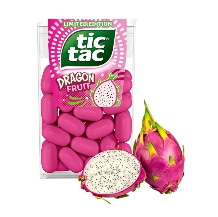 Thayer Dragon Fruit Sugar Base Tic Tac Breath Mints - 100 Pieces, 1.7oz, 12 Pack
