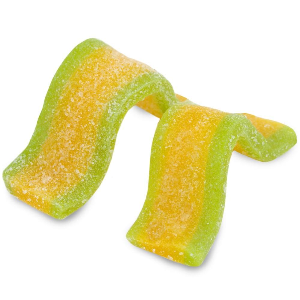 Fini Sour Mango Medium Gummy Belt Chips, 2.2 lb Bulk Bag Tangy Fruit Candies - Bite-Sized Soft Sweet Snack