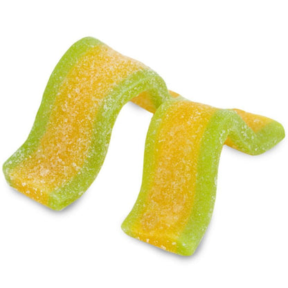 Fini Sour Passion Fruit Gummy Belts Chips, 2.2 lb Bulk Kosher Parve Sour Candy Snacks for Adults