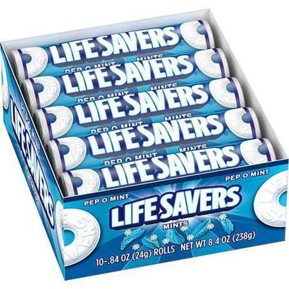 Life Savers Pep-O-Mint Rolls 20 Count 0.84 ounce