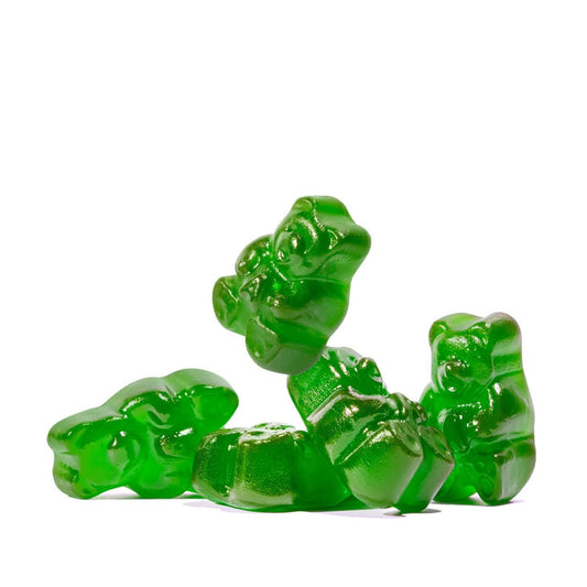 Albanese Fall Crisp Cinnamon Green Gummy Bears Snack - Sweet Candies, 5lb Bag
