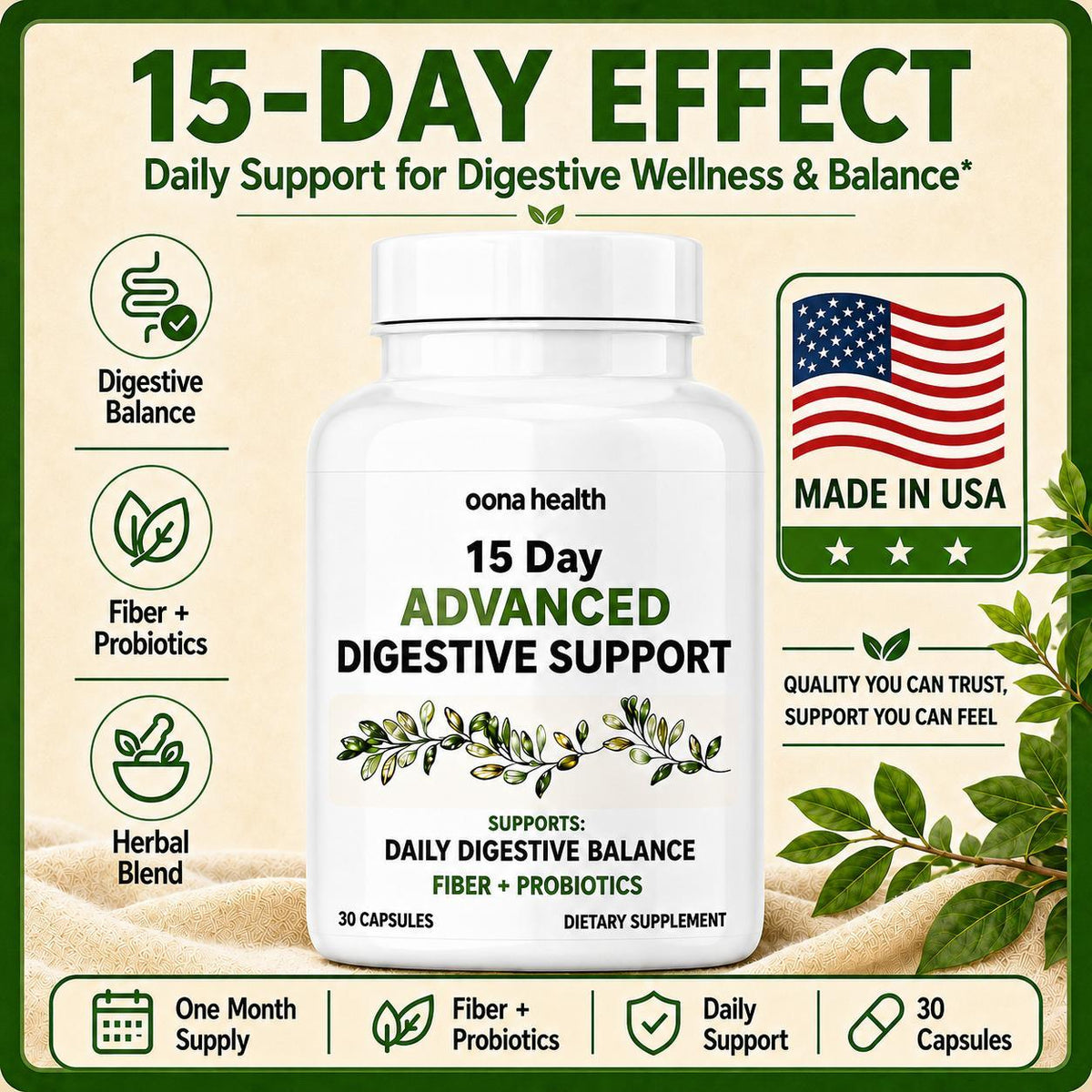 Spark Nutrition 15-Day Digestive Support Dietary Fiber Supplement Herbal Blend Capsules - with Psyllium Husk, Flaxseed, Aloe Vera, Senna Leaf - for Adult Gut Health & Regularity