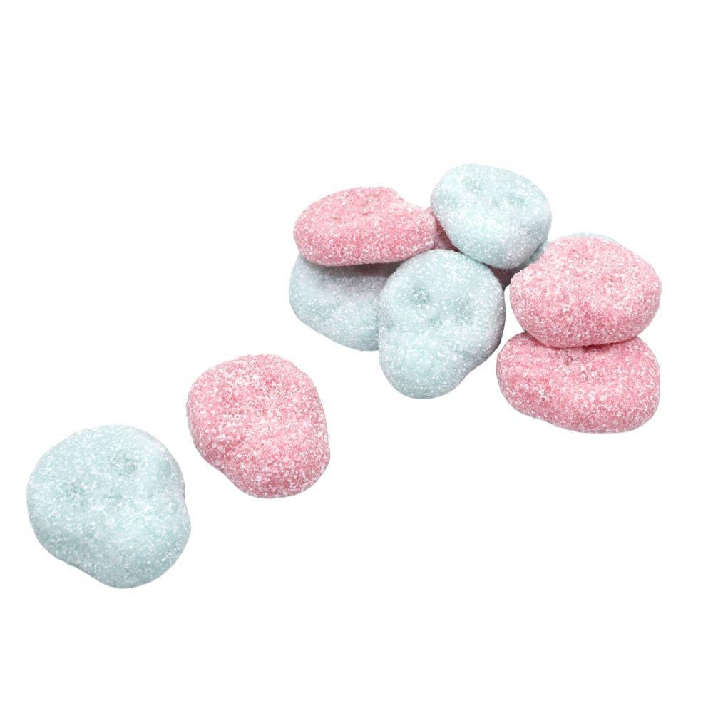 Frisia Swedish Sour Bubblegum Skulls Candy - Blue, Pink - 4.4 lbs