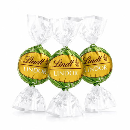 Lindt LINDOR Matcha White Chocolate Truffles 70 Count 2 lb Bulk Pack Premium Chocolate Candy