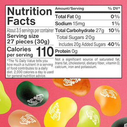 Jelly Belly Endless Summer Collection Jelly Bean Sweets, 1 oz, 30 Pieces Assorted Fruit Candy Bags