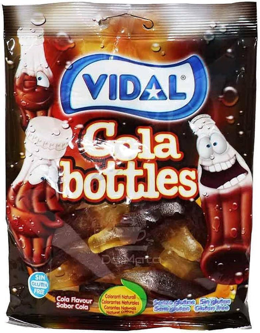 Vidal Cola Bottle Gummies, 4.4lb Bulk Pack, Snacks for Adults