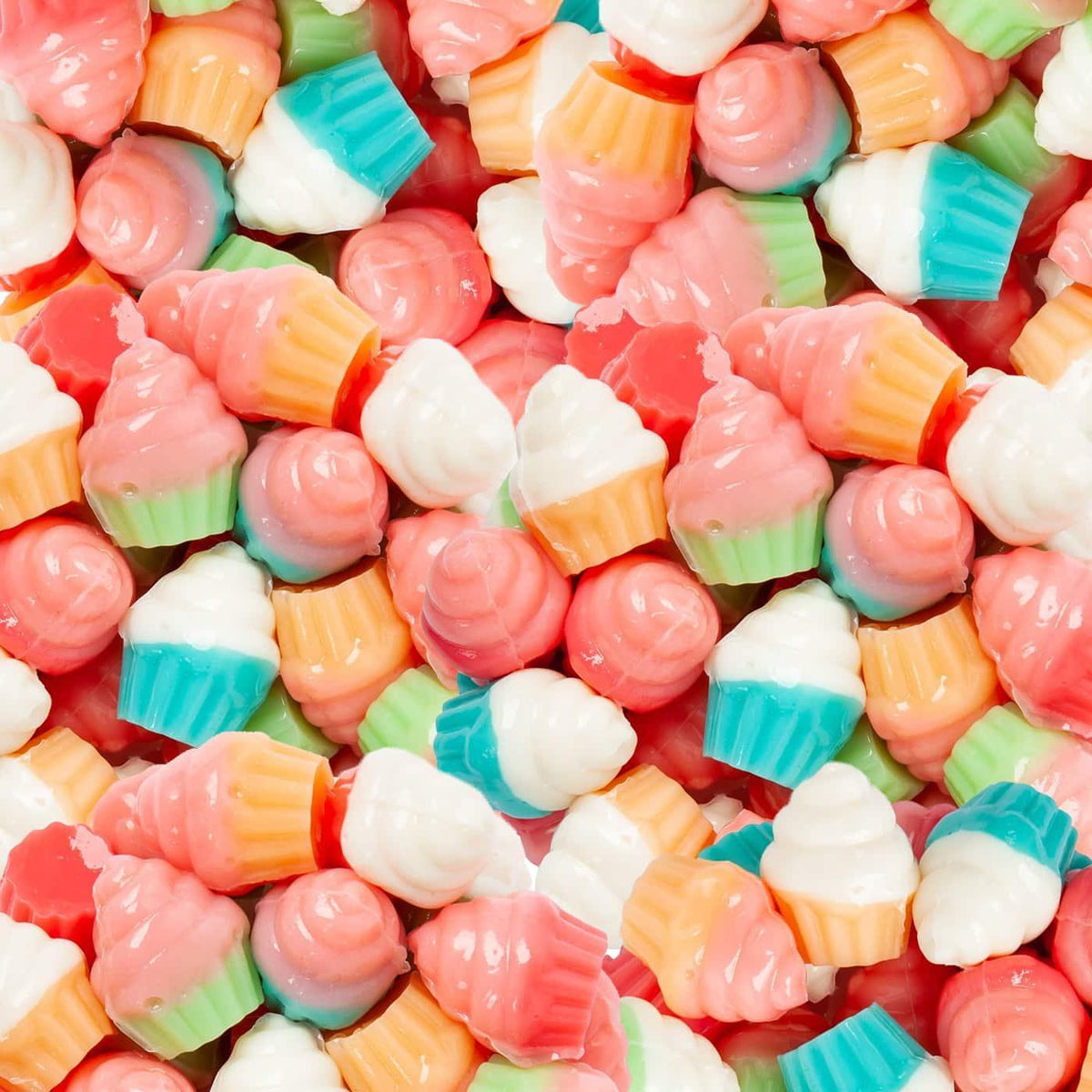 Nassau Candy Clever Cupcakes Gummi Candy, 2.2 Lb Bulk Food Snacks