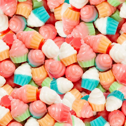 Nassau Candy Clever Cupcakes Gummi Candy, 2.2 Lb Bulk Food Snacks