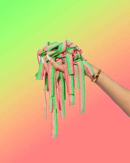Sour Strips Appleberry Sour Candy Belts 3.4 oz 12 Count  Sweet & Sour Chewy Candy Strips | Resealable Peg Bags for Snacking & Sharing